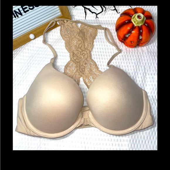Victoria's Secret Other - Victoria’s Secret Body by Victoria Racerback Perfect bra 32D Nude
